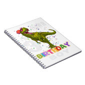 3歳のギフトキッズ3rd誕生日ボーイ恐竜Ra ノートブック (右側)