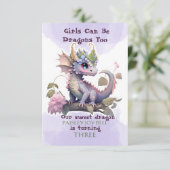 3歳のドラゴンちゃん 招待状 (スタンド正面)