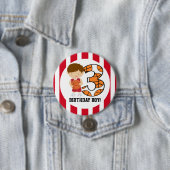 3歳のバース赤と白テープ選手v2 缶バッジ (インサイチュ)