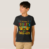 3歳のメキシコフィエスタ眠る時間はないよL Tシャツ (正面フル)