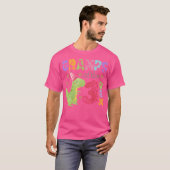 3歳のレックス3歳の男の子の恐竜のグランプ Tシャツ (正面フル)