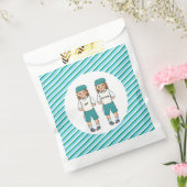 3歳の双子のアップシェリン男の子の好意バッグ フェイバーバッグ (封をした状態)