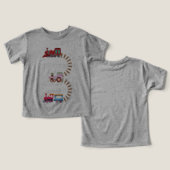 3歳の子どもたちをテーマにしたバースデートレイン鉄道第3回 (デザイン正面&裏面)