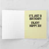 3歳の彼女のための誕生日カード カード (内部)