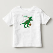 3歳の恐竜の誕生日 トドラーTシャツ (正面)