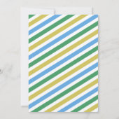 3歳の恐竜誕生日招待状 セーブザデート (裏面)