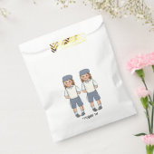 3歳の灰色の双子の男の子アップシェリンの好意バッグ フェイバーバッグ (封をした状態)