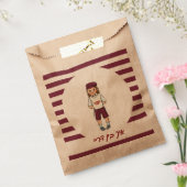 3歳の男の子ウプシェストライプのリンのバッグ フェイバーバッグ (封をした状態)