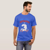 3歳の誕生日この小さな爆竹は3花火 Tシャツ (正面フル)