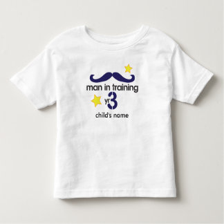 3歳の誕生日のトレーニング中の男性 トドラーTシャツ