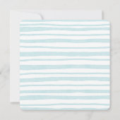 3歳の誕生日のフラットサンキューカード。 サンキューカード (裏面)