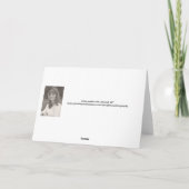 3歳の誕生日の孫娘 カード (裏面)