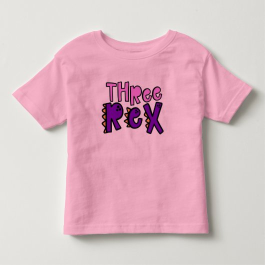 3歳の誕生日ガール幼児用Tシャツ トドラーTシャツ (正面)