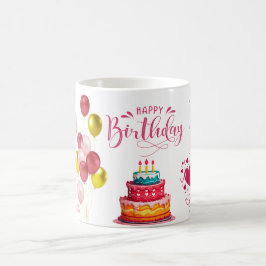 3歳の誕生日デザイン コーヒーマグカップ