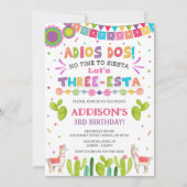 3歳の誕生日パーティー招待状 | フィエスタ招待状 招待状 (正面)