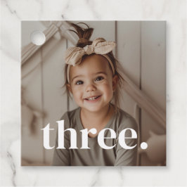 3歳の誕生日フォト - three フェイバータグ