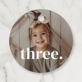 3歳の誕生日フォト - three フェイバータグ