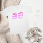 3歳の誕生日子供へシャツ トドラーTシャツ