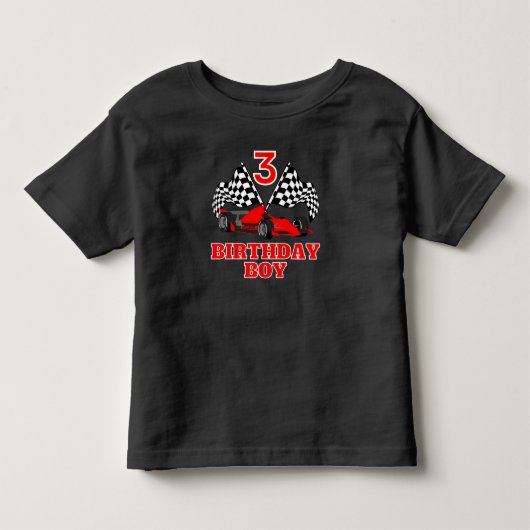 3歳の誕生日子供 トドラーTシャツ (正面)