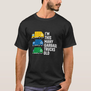 3歳の誕生日3歳この多くのゴミTru Tシャツ