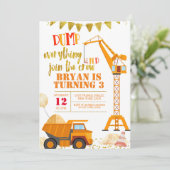 3歳の誕生日 みんなで参加しよう 招待状 (スタンド正面)