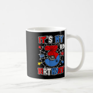 3歳の誕生日 スパイダーのテーマパーティー 3歳児 コーヒーマグカップ