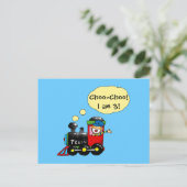 3歳の誕生日 ポストカード (スタンド正面)