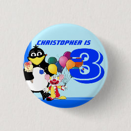 3歳の誕生日 缶バッジ