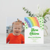 3歳の魅力 ライジングクローバー 3歳の誕生日パーティー 招待状 (スタンド正面)