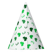 3歳はチャーム聖パトリックの日3回目の誕生日 パーティーハット (裏面)