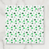 3歳はチャーム聖パトリックの日3回目の誕生日 フェイバータグ (裏面)