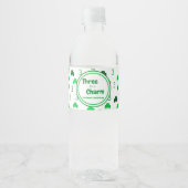 3歳はチャーム聖パトリックの日3回目の誕生日 ペットボトルラベル (正面)