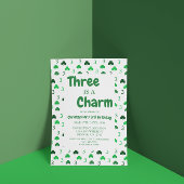 3歳はチャーム聖パトリックの日3回目の誕生日 招待状