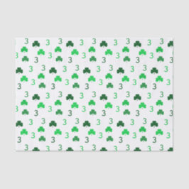 3歳はチャーム聖パトリックの日3回目の誕生日 薄葉紙