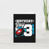 3歳オールドホッケーパーティーテーマ3歳バースデーボーイ カード (正面)