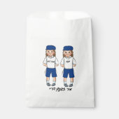 3歳ツインボーイズupsherin好意バッグ フェイバーバッグ (正面)