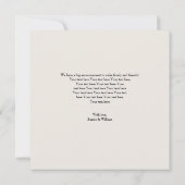 3歳パーソナライズされたになる 招待状 (裏面)