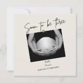 3歳パーソナライズされたになる 招待状 (正面)