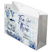 3歳3歳のフローラのお茶子供へ ラージペーパーバッグ (正面アングル)