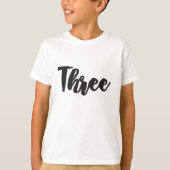 3歳3歳誕生日3歳 Tシャツ (正面)