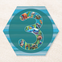 3歳：紙コースター ペーパーコースター