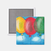 3気球磁石 マグネット (正面/裏面)