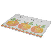 3水彩カボチャ2 カッティングボード (角)