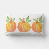 3水彩カボチャ2 ランバークッション (正面)