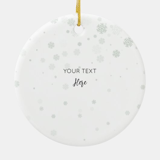 3水彩象の家族としてのクリスマス セラミックオーナメント (裏面)