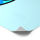 3波プリント ポスター (角)