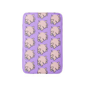 3漫画おもしろいイラストレーション豚Choose色風呂 バスマット (正面縦)