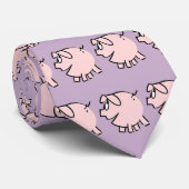 3漫画おもしろい豚の年の誕生日選択カラーT ネクタイ (ロール)