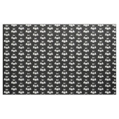 3漫画リトル幽霊ブラック生地 ファブリック (ヤード)