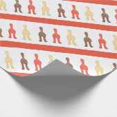 3猫お尻#1包装紙 ラッピングペーパー (角)